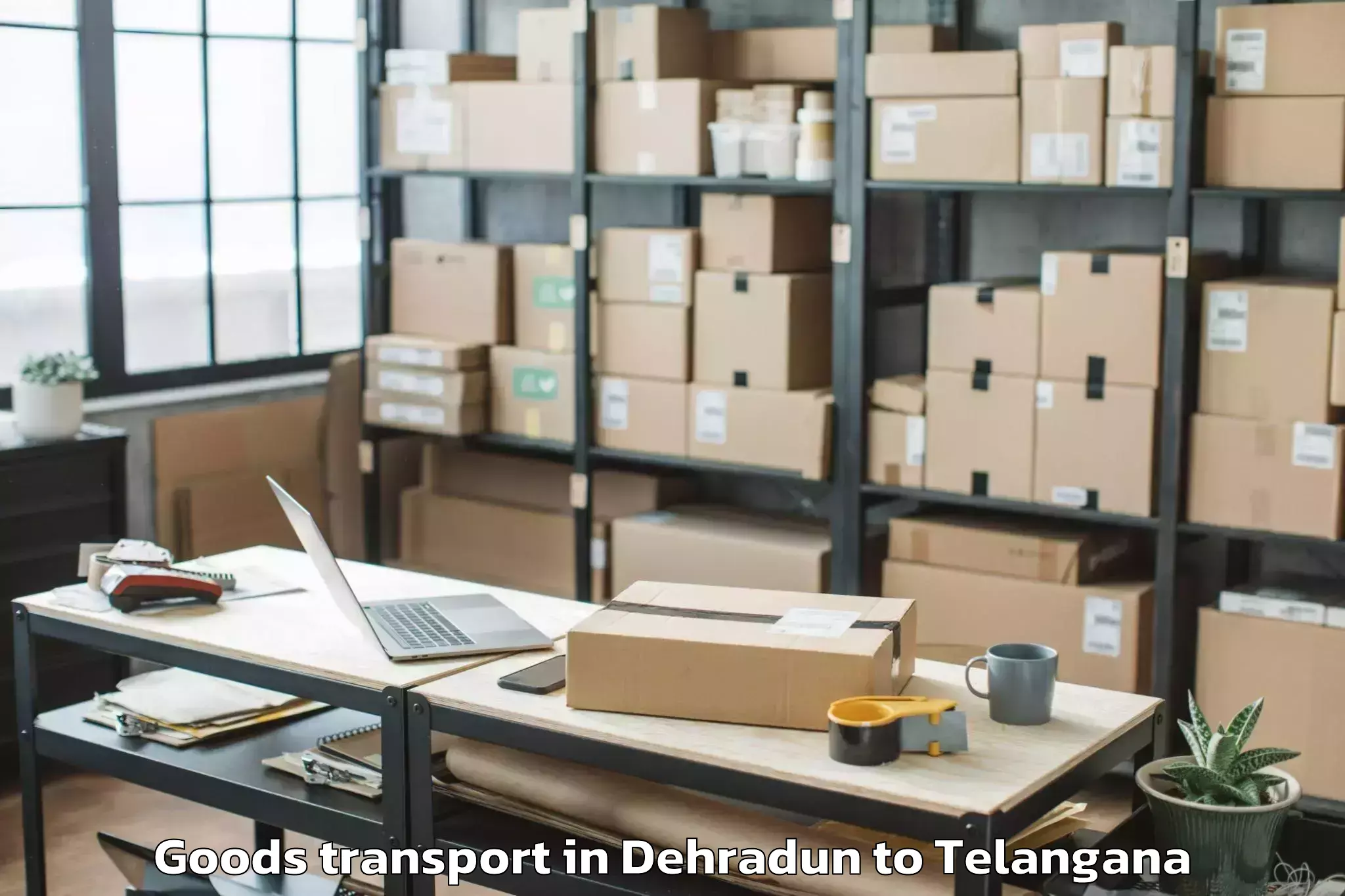 Expert Dehradun to Kaddam Peddur Goods Transport